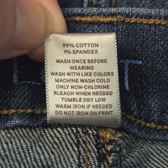 Loft Bermuda Jean Rolled Hem Shorts 6 Summer Minimalist Preppy Casual Vacation - Picture 6 of 9